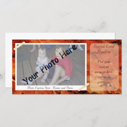 Foto im Herbst (Vorne/Hinten)