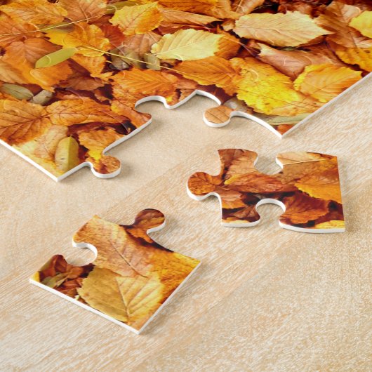 Foto im Herbst Puzzle mit Geschenkboxen (Seite)