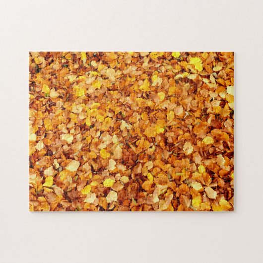Foto im Herbst Puzzle mit Geschenkboxen (Horizontal)