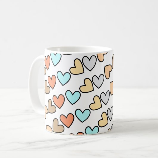 Foto im Herz Kaffeetasse (Vorderseite Links)