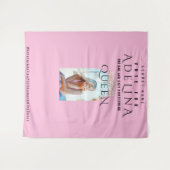 Foto im Hintergrund des Vote Homecomoming Queen Pi Wandteppich (Vorderseite (Horizontal))