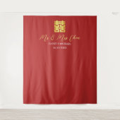 Foto im Hintergrund Wandteppich (Vorderseite)