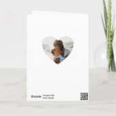 Foto im Rokoko Muster Muttertagskarte Karte (Rückseite)