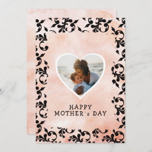 Foto im Rokoko Watercolor Muttertag Feiertagskarte