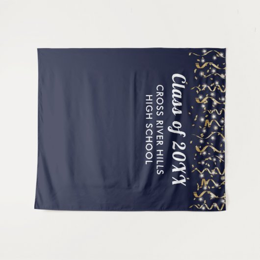 Foto im Schuljahr - Benutzerdefinierte Farbe Wandteppich (Vorderseite (Horizontal))