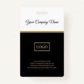 Foto im Schwarz-Weiß-Hintergrund Ausweis (Rückseite)