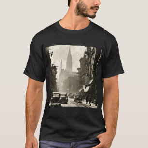 Foto im Vintage-Stil aus den 1940er Jahren von New T-Shirt