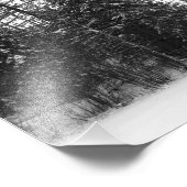 Foto im Winter-Szenenbereich Print BW (Ecke)