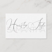 Foto Image Elegante Moderne Kalligraphie Signatur Visitenkarte (Vorderseite)