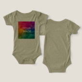 Foto-Image für Kleinkinder und Baby Olive Green ho (Design Vorderseite & Rückseite)