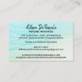 *~* Foto Image Logo Beach Business Card Visitenkarte (Rückseite)