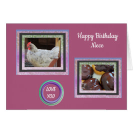 Foto Images for Niece Birthday Card