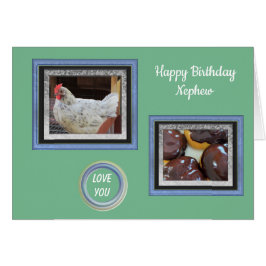Foto-Images für Nephew-Geburtstagskarte