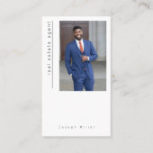 Foto Immobilienberater Business Card Anwesen Visitenkarte (Vorderseite)