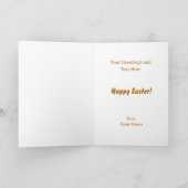 Foto, in der Hoffnung, dass das Ostern Ihrer Famil Karte (Innenseite)
