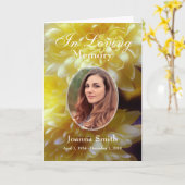 Foto in der Lieblingskarte Karte (Gelbe Blume)