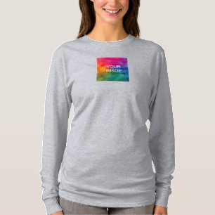 Foto in doppelseitigem Langschlauch für Frauen hoc T-Shirt