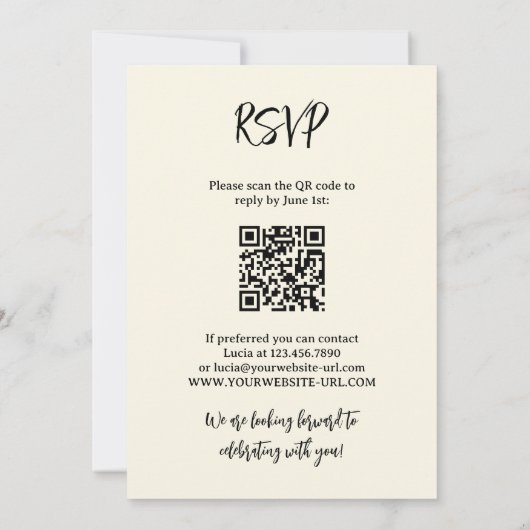 Foto in einer Vellum-Hintergrundhochzeit Einladung (Rückseite)