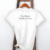 Foto in Form von Hochzeit und Valentine Couple Tri-Blend Shirt