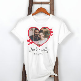 Foto in Form von Hochzeit und Valentine Couple Tri-Blend Shirt