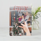 FOTO IN FOTO - Phantastisches Foto Urlaub wünscht (Stehend Vorderseite)