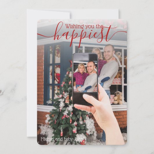 FOTO IN FOTO - Phantastisches Foto Urlaub wünscht (Vorderseite)