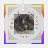 Foto in Glas HAMbyWG Ornament Aus Glas (Vorderseite)