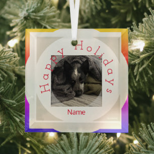 Foto in Glas HAMbyWG Ornament Aus Glas