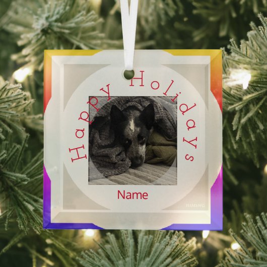 Foto in Glas HAMbyWG Ornament Aus Glas (Insitu)