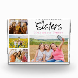 Foto in Glasblöcken - die besten Freunde