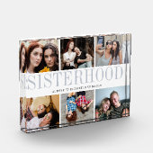 Foto in Glasblöcken Geschenk für Schwestern (Links)