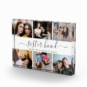 Foto in Glasblöcken Geschenk für Schwestern (Rechts)