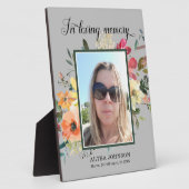 Foto in liebevollem Speicherschild Tabletop Plaque Fotoplatte (Seite)