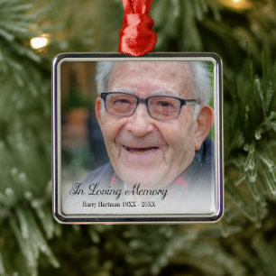 Foto in liebevoller Erinnerung Ornament Aus Metall