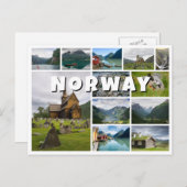 Foto in Norwegen Postkarte (Vorne/Hinten)