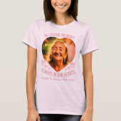 Foto in personalisierter Herzform und T - Shirt in (Vorderseite)