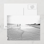 Foto in Schwarz und Weiß Postkarte (Vorne/Hinten)