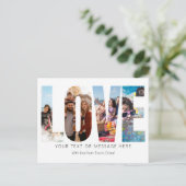 Foto in Schwarz und Weiß Postkarte (Stehend Vorderseite)