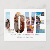 Foto in Schwarz und Weiß Postkarte (Vorderseite)