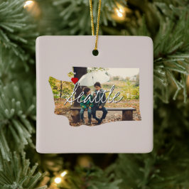 Foto in Washington Staat und Ortsname Keramikornament