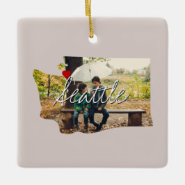Foto in Washington Staat und Ortsname Keramikornament