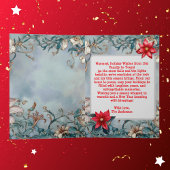 Foto in Weiß, Blau, Aquamarin Karte