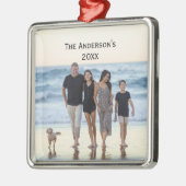 Foto individualisieren Weihnachten Ornament Aus Metall (Links)