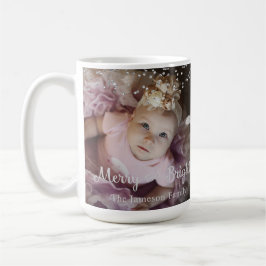 Foto individuell gestalteter Weihnachten Silberpun Kaffeetasse