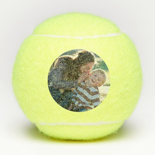 Foto individuell tennisbälle (Vorderseite)