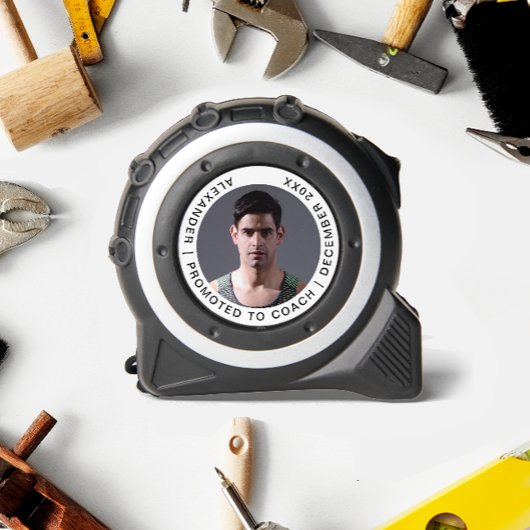 Foto-Individuelle Name in Schwarz-Weiß Maßband