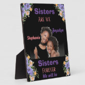 Foto-individuelle Name-Schwester Fotoplatte (Seite)
