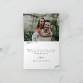 Foto innen, Silber Dankeskarte (Innenseite)