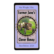 Foto Insert Lavender Blue Honey Jar