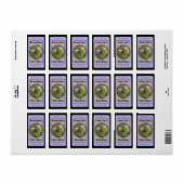 Foto Insert Lavender Blue Honey Jar Adressaufkleber (Vorne)